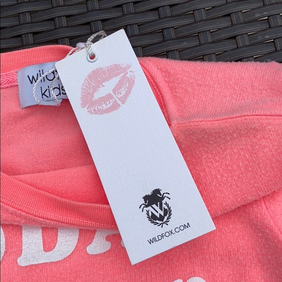 Wildfox Bright Coral Graphic Sweatshirt - Picture 13 of 14